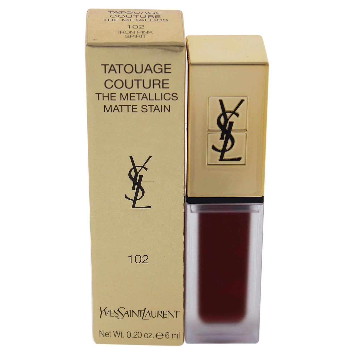 Tatouage Couture the Metallics Lip Gloss - 102 Iron Pink Spi Women Lip Gloss 0.2 Oz