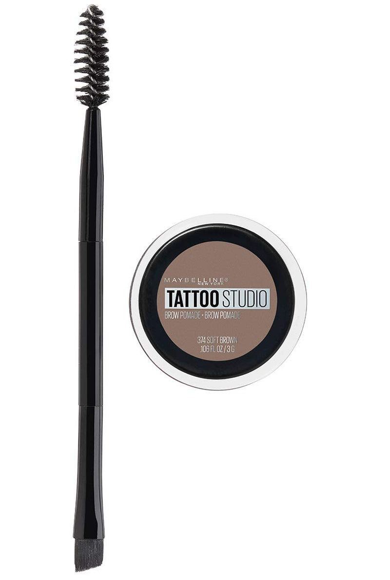 Tattoostudio Brow Pomade Long Lasting, Buildable, Eyebrow Makeup, Soft Brown, 1 Count